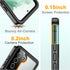 Temdan Waterproof Case for Samsung Galaxy S22, Built-in Screen Protector, Shockproof Dustproof Heavy Duty - Black