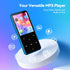 AGPTEK 64GB MP3 M3 2.4 inch 128GB(Blue) Player with Bluetooth, Music Player with Speaker and FM Radio, Touch Buttons