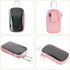 TXEsign MP3 & MP4 Player Carry Case - Travel Bag with Clear Window for 4" Touch Screen Music Player (Pink)