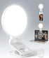 NiceVeedi 3 Color Soft Selfie Light Phone Light with Clip, Portable Edge-lit Ring