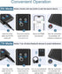 Ankilo 5.2 2-in-1 Bluetooth Transmitter Receiver, Upgraded Airplane Wireless Adapter, Dual Link AptX