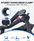 OQTIQ 17 N54 12-17 Phone Holder for Peloton Exercise Bike, Heavy-Duty Clamp & Strong Magnetic Phone Mount