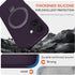 Vanxiliiy 17 17 Compatible with iPhone Case Stand, Slim Comfortable Liquid Silicone Phone Cases Fit for iPhone