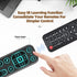 iPazzPort 7-Color Mini Air Mouse Remote Keyboard with Backlight for Android TV Box, Smart TV, HTPC, Projector;
