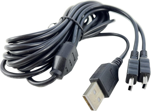 OMNIHIL 10FT-MINI-USB Splitter Cable Compatible with Autel MaxiCheck MX808 Diagnostic Scan Tool