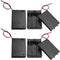 4PCS 4.5V Battery Holder with Switch, 3 AA Battery Holder Case with Wire Leads and ON/Off Switch