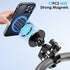 EEEKit 1217 Magnetic Handlebar Clamp Mount, Aluminum Alloy Phone Holder Compatible with iPhone Series and Smartphones