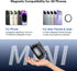BJSYLTEK 16/15 S24 360 Magnetic Car Phone Mount for iPhone Pro Max/Samsung - Ultra-Strong Vacuum Suction, No Residue