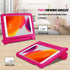 ProCase Kids Case for iPad 9th Generation/iPad 8/iPad 7, Shockproof Lightweight Case with Convertible Handle - Magenta