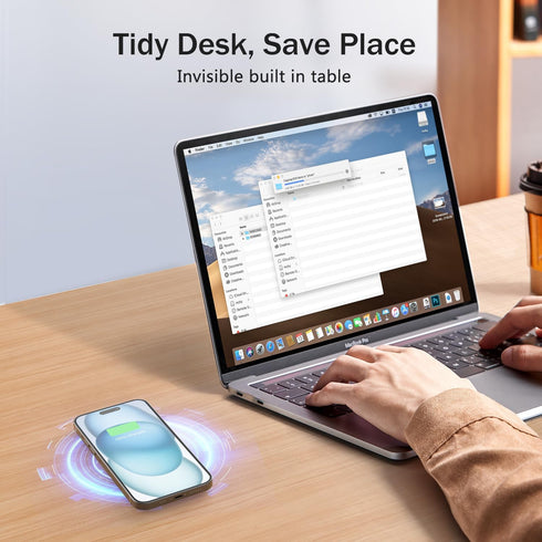 i.VALUX 15W 17 16 15 14 13 12 Wireless Magnetic Charger Desk Mount Fast Charger for iPhone Pro Max Series,Magnet Qi