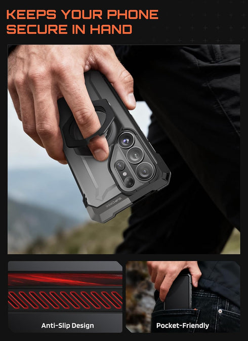SUPCASE S26 S26 6.9 Inch, for Samsung Galaxy Ultra Case with Kickstand (Unicorn Beetle Grip), [Wireless Charge