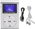wendeekun MP3 MP3 MP3 Clip Player, Digital Lossless Music Player, Portable Mini Music Player Sports BackClip LCD Screen