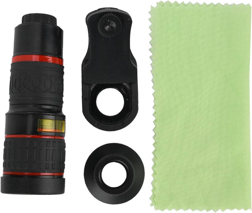 20X Zoom Lens for Cell Phone, Long Focus Zoom Telephoto Phone Lens Cellphone Camera Lens with Clip for Picture Video