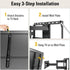 Mounting Dream TV Wall Mount for 32-65 Inch TV, Full Motion with Swivel and Tilt, Articulating Dual Arms, Max VESA