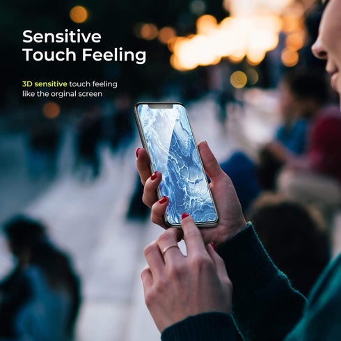 ORIbox Glass Screen Protector for iPhone 11 Pro & iPhone X/Xs, 3 Packs Anti-Scratch HD Tempered Glass