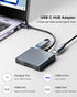 Dual Monitor Adapter, USB C to Dual HDMI Adapter for Laptop, HDMI Splitter Extended Display to Connect Two Monitors
