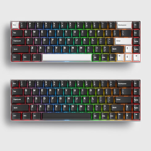 GTSP 168-keys PBT Keycaps, Cherry Profile 75 Percent with 6U 7U Spacebar for US Layout Cherry MX Switches