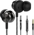 Betron BS10 Wired Earphones: Noise-Isolating In-Ear Buds with Microphone, Volume Control & Powerful 12mm Bass Drivers.