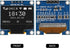 AITRIP 5PCS 0.96 Inch I2C 12864 128x64 SSD1306 OLED IIC Display Module Pixel Mini Self-Luminous OLED Screen Board