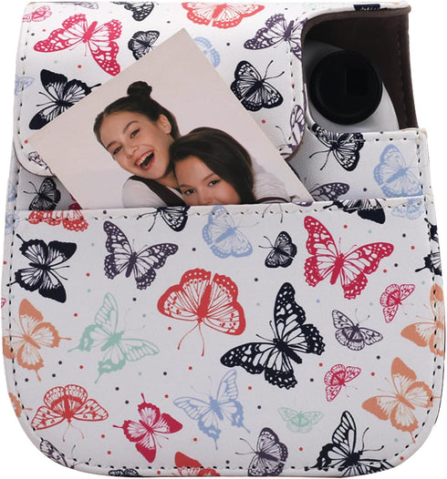 Frankmate Protective Case for Fujifilm Instax Mini 12, 11, 9 Instant Film Camera with Adjustable Strap