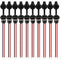 Type-C Female Chassis 2 Pin Wire Waterproof Jack Connectors 3A USB C Pigtail Cable Extension Socket Plug (10Pcs)