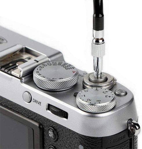 Fotasy 100cm Mechanical Cable Shutter Release with Bulb-Lock for Fujifilm X10, X20, X30, X100s, X100t, X-Pro1, X-Pro2