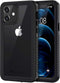 Lanhiem Waterproof Dustproof Shockproof Case for iPhone 12 - Built-in Screen Protector, Full Body Cover, Black