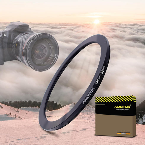 105mm to 95mm Camera Lens Adapter, Step-Down Ring for 95mm Filter Accessories