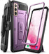 SUPCASE Unicorn Beetle Pro Case for Samsung Galaxy S22, Heavy Duty Full-Body Rugged Kickstand, Purple