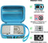 WIRESTER Ocean Sea Turtles Digital Camera Case, Camera Storage Bag Carrying Case Compatible with AbergBest 21 Mega Pixels 2.7 LCD Rechargeable HD, Kodak Pixpro, Canon PowerShot ELPH 180/190 and More