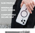 SleekStrip 16 UltraClear Magnetic Case for iPhone Military Grade Drop Protection Anti Yellow for MagSafe Best