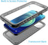 Cozycase Waterproof Case for iPhone 12 Pro Max - Built-in Screen Protector, Shockproof Full Body Cover (Black)
