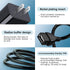 USB Wall Charger Adapter & Charging Cable Cord for JLab Go Ai Pop/Sport, Epic Air, JBuds Air/Sport