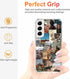 Western Country Galaxy S23 Case, Trendy Soft TPU Cowboy Cowgirl Horse Case for Men Women