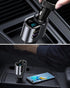 LIHAN Cigarette Lighter USB C Charger, 12V/24V Outlet Splitter with 3 USB Ports, LED Voltage, Compatible for iPhone