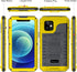 Beasyjoy for iPhone 12 Case, Waterproof Heavy Duty Rugged Protective Cover with Built-in Screen Protector (Yellow)
