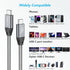 ULT-WIIQ USB C to USB C Cable Fast Charging 240W PD 3.1, 20Gbps Data Transfer for iPhone 15, Samsung
