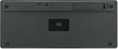 MANHATTAN Small Bluetooth Wireless Keyboard, Dual Modes of 2.4G + Bluetooth 4.2, Connects Up to 3 Devices, Slim Mini