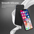 OTOFLY Premium Soft Silicone Bumper Case for iPhone X, Full-Body Protective, Black