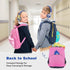 SIMOLIO Kids Headphones - Foldable On-Ear with Microphone, Volume Limited 75dB/85dB/94dB for School, Travel, Grey