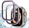 Suoman 2-Pack for Apple Watch Ultra 2 49MM Case, Waterproof Ultra-Thin Full Coverage Tempered Glass Protector Cover