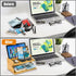 Yopay Nightstand Organizer for Men, Luxury Bamboo Phone Docking Station for Dad Husband, Charging Organizer Cell Phone