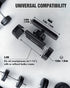 IPOW 360 4.7"-6.5" Magnetic Gym Phone Holder with Rotation, Strong Alloy Base & Adjustable Arm, Compatible
