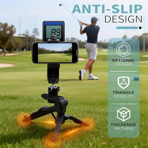 UXIETIN Portable,1 1 Tripod Mount Compatible with Pocket Radar-Lightweight and Radar Clip + Adjustable Tripod Mount
