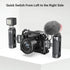 SMALLRIG Mini Side Handle Handgrip with Dual 1/4"-20 Screw Mount for Mirrorless Digital Camera, Adjustable - 2916