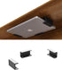 Under Desk Laptop Holder Rack Mount for Keyboard & Small Devices, Cable Box Wall Mount Tray Organizer