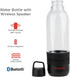 AIWA Water Bottle with Speaker and Earphone Bundle, 400ml Bottle with 4 Hour Playtime, Black