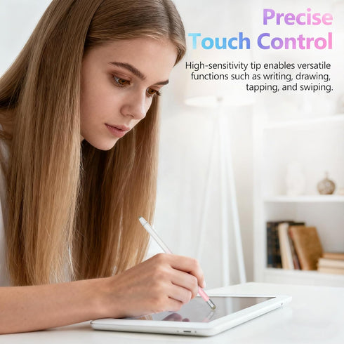 Brvlsoc 2-Pack High-Sensitivity Stylus Pens for Touchscreens Precision Dual-Tip Pens for iPad, iPhone, Android