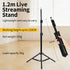 Fotoleey -1.2 Extendable Tripod Stand for Nex Playground Security Camera Phone Meters Ground Stand, with Phone Clip