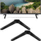 Luxshiny Universal Tv Mount Stand Tabletop Bracket with Screws Stable Tv Holder Legs